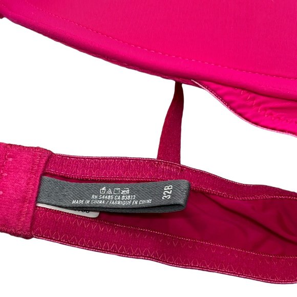 Aerie Red "Charley" Push-Up Women's Bra Sz 32B - Picture 3 of 6